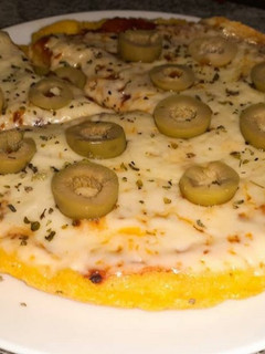 Una foto de Pizza sin harina