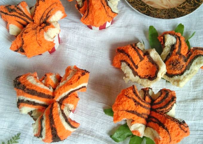 Cara Gampang Membuat Bolu Kukus Mekrok Nemo All in One (sprite) yang Enak Banget