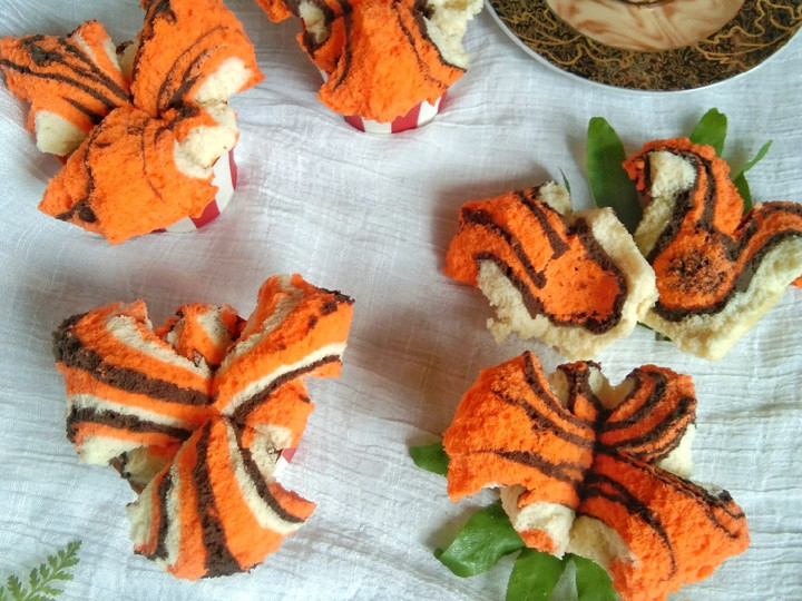 Cara Gampang Membuat Bolu Kukus Mekrok Nemo All in One (sprite) yang Enak Banget