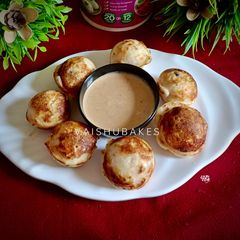 A picture of Mixed Veg Appe with Gram Chutney - One Pot Healthy Breakfast under 15 minutes.