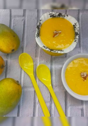 A picture of Aamras Recipe - Sweet Mango Puree.