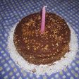 Torta con crocante de maní