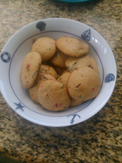 Una foto de Galletas de mantequilla con m & m