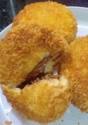Foto resep Roti goreng isi cadbury milo