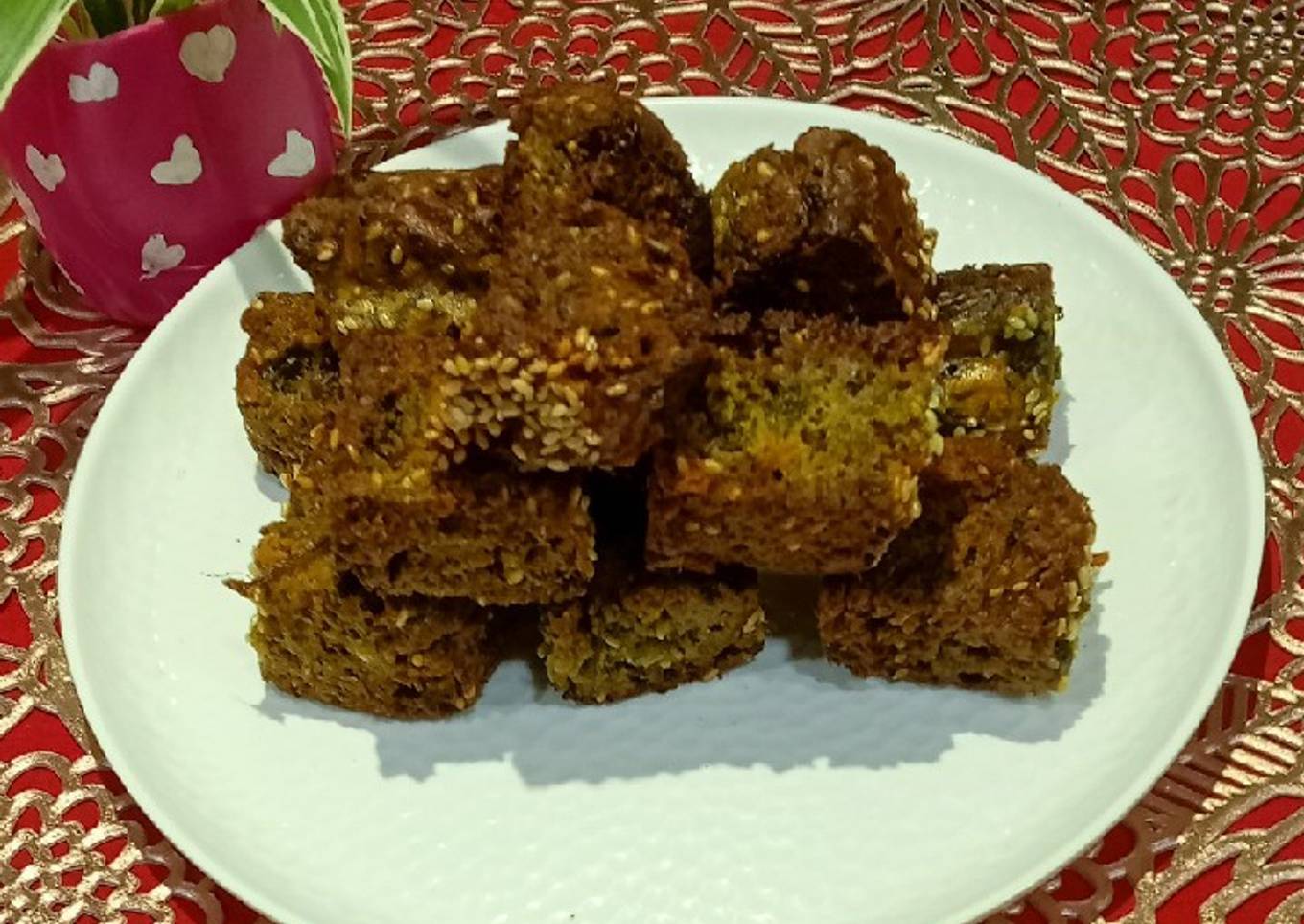 Tea Time Crispy Kothimbir Vadi