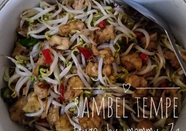 Sambel tempe tauge