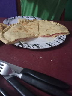 Una foto de Tarta de jamón y queso