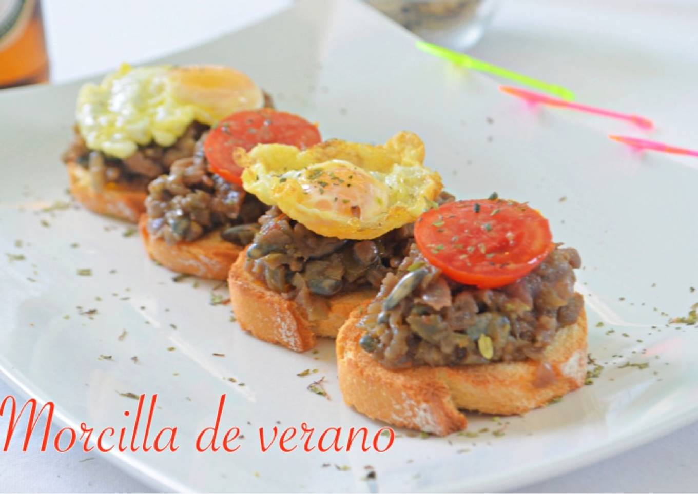 Morcilla de verano (Thermomix)