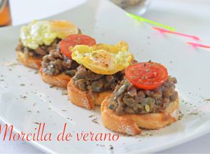 Una foto de Morcilla de verano (Thermomix)