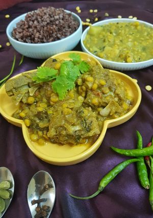A picture of Chana Dal Mangsha.