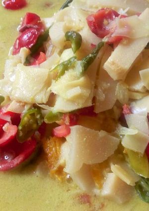 Foto resep Sayur merah putih d