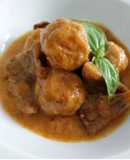 Albóndigas con níscalos