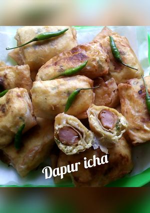 Foto resep Risol lumpia isi sosis tahu