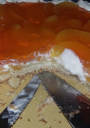 Una foto de Tarta de duraznos