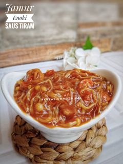 Foto resep Jamur Enoki saus tiram