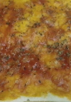 Una foto de Pizza