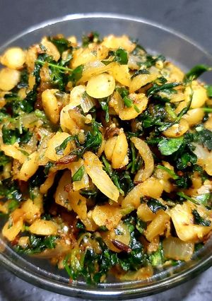 A picture of Methi Sabji.