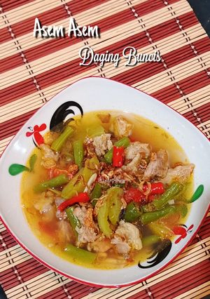 Foto resep Asem-Asem Daging Buncis