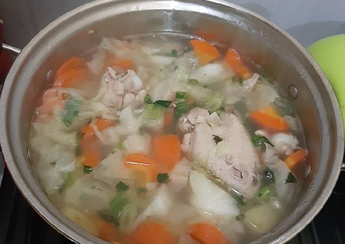Tips Mudah Resep Sayur Sop Sayap Ayam yang Lezat Sekali 
