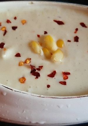 A picture of Sweet Corn Raita.
