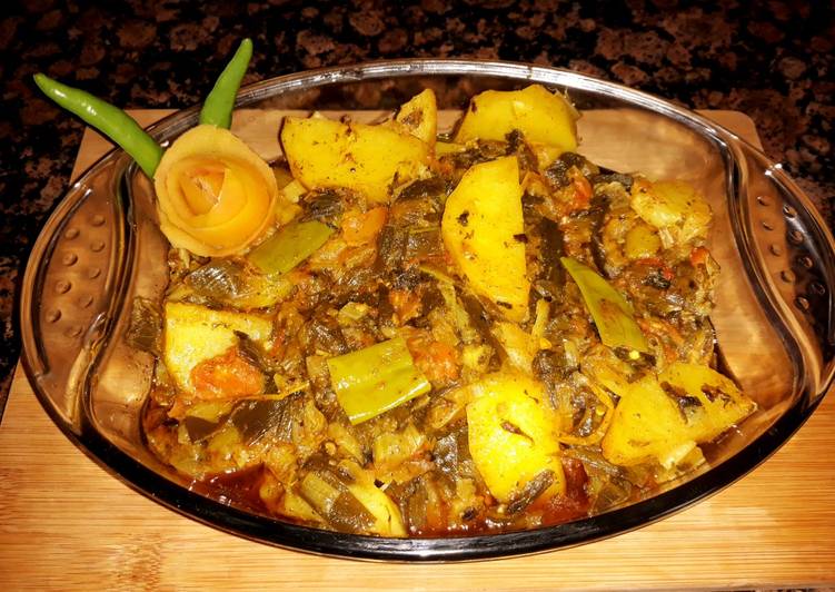 Recipe of Quick Hari piyaz allu