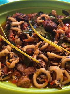 Foto resep Cumi tempe rica-rica