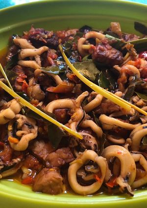 Foto resep Cumi tempe rica-rica