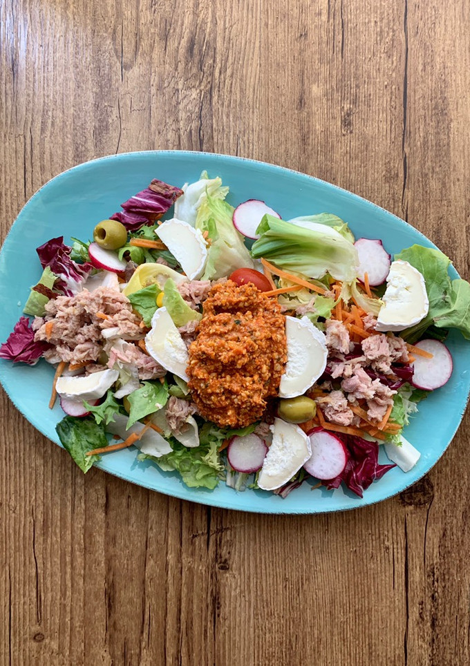 Una foto de Ensalada completa