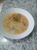 Sopa de morón con verduras