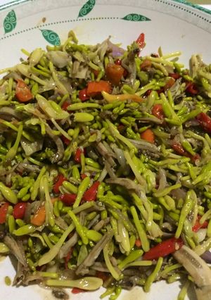 Foto resep Sayur teri bunga pepaya