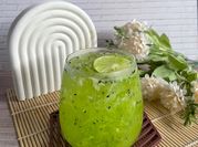 Gambar es kuwut timun lemon
