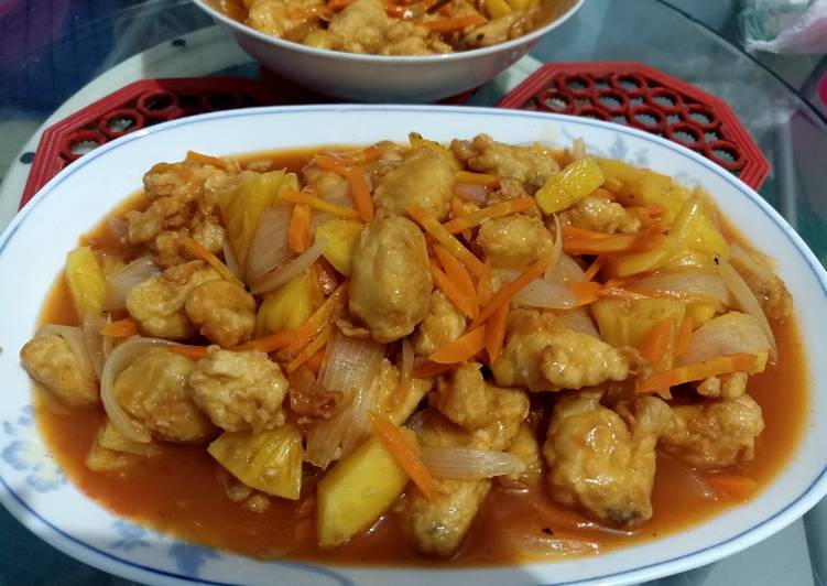 Fillet tenggiri asem manis