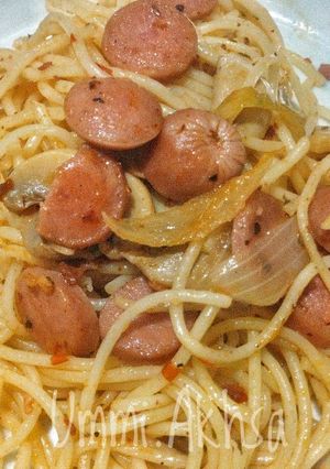 Foto resep Spaghetti Goreng Simple