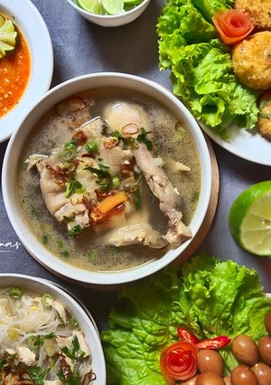 Foto resep Soto dan Sup Ayam Kampung ala Pak Min Klaten