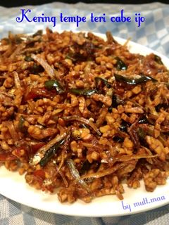 Foto resep Kering Tempe,Teri Cabe Ijo