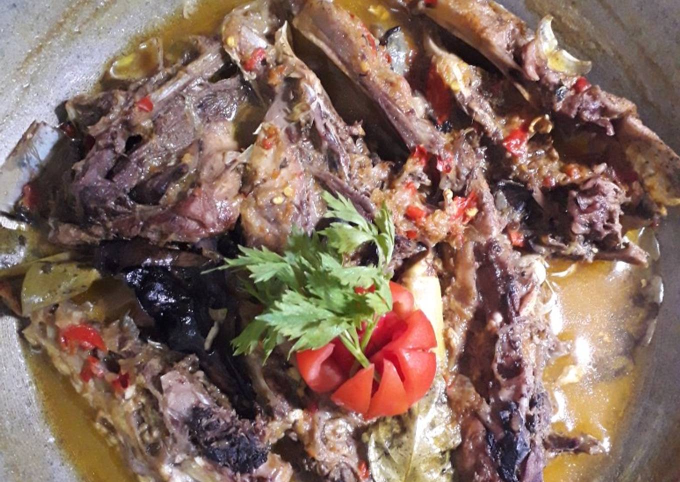 Sayur kuning simpel kepala ikan kuwe