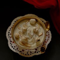 A picture of Sitaphal Makhana Lassi.