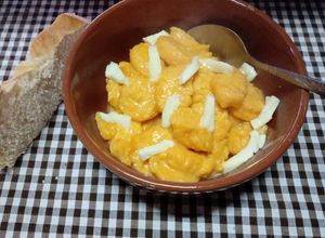Una foto de Ñoquis de calabaza a la cuchara🎃 🥄👩🏻‍🍳