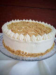 Una foto de Carrot cake (torta de zanahoria)