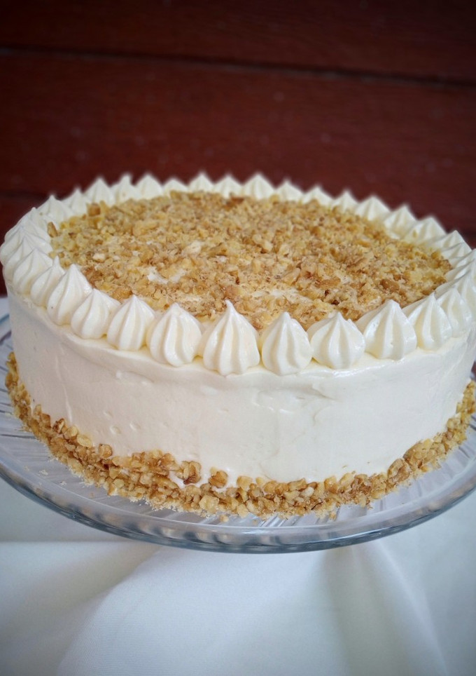 Una foto de Carrot cake (torta de zanahoria)
