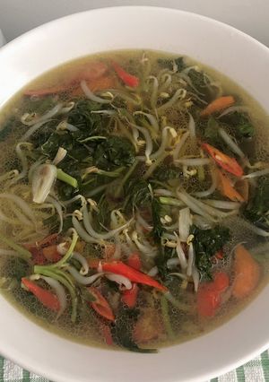 Foto resep Tumis bayam & tauge simple & enak 👌🏻