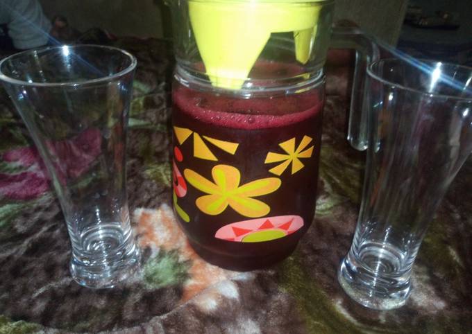 How to Make Yummy Fruity hibiscus drink (zobo)