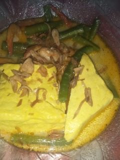 Foto resep Gulai tahu udang kacang