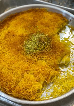صورة لوصفة كنافه بالقشطه 😍❤️🔥