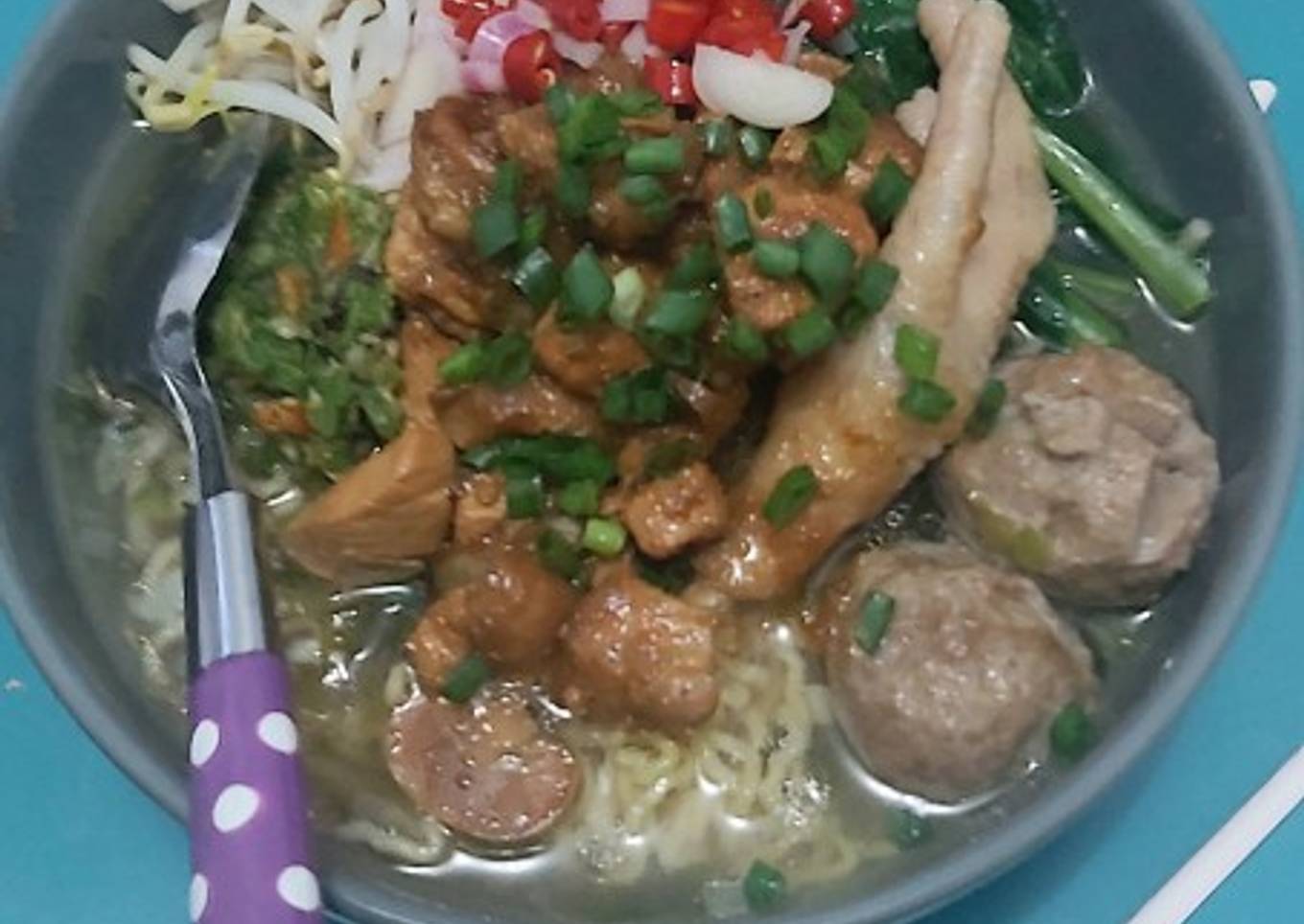 Mie ayam jamur special