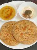 Multigrain Flour Achari Missi Paratha