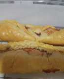 Pan relleno de dulce de Guayaba