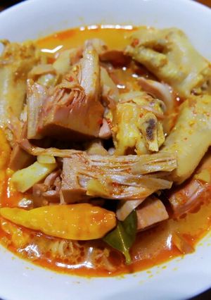 Foto resep Gulai nangka ceker (jangan desa)