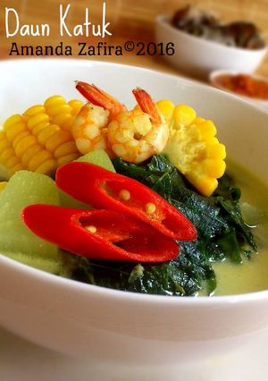 Foto resep Gulai Bening Daun Katuk