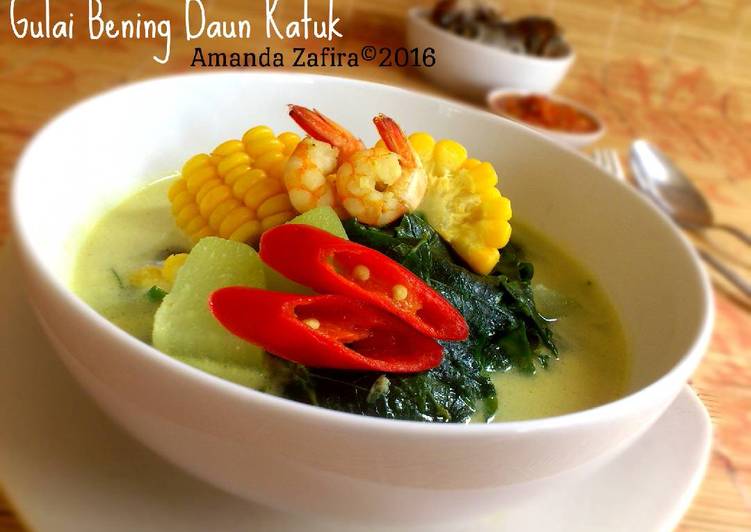 Gulai Bening Daun Katuk